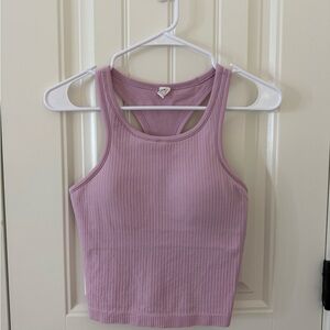 Lululemon Ebb to Street Cropped Tank (vita pink)